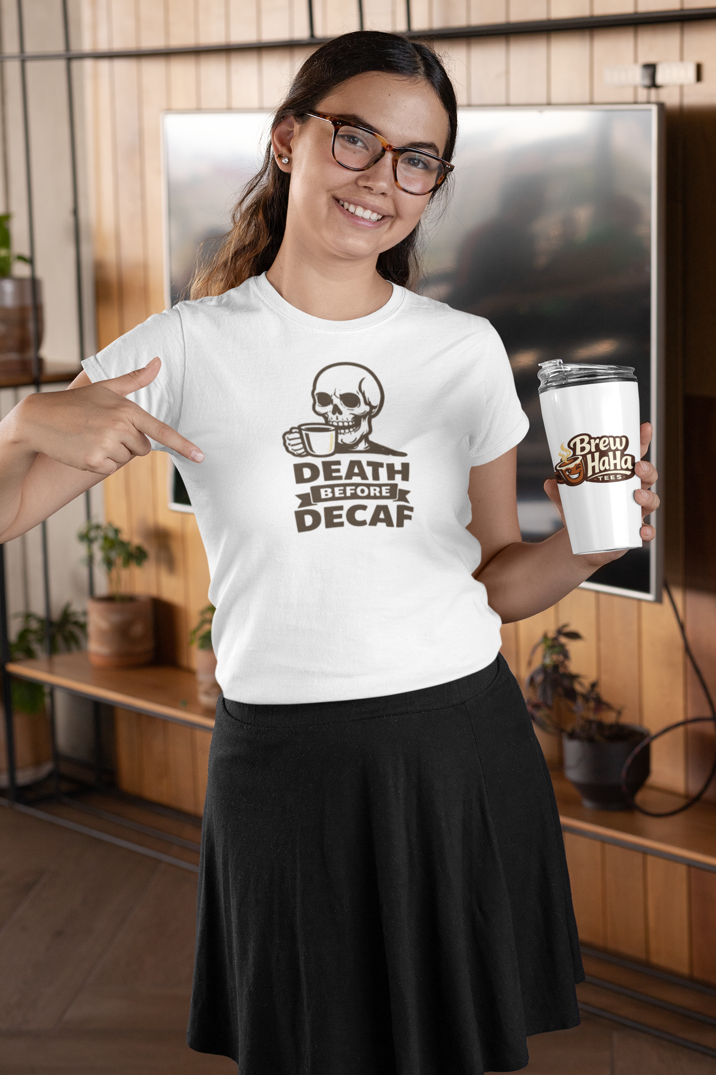 Death Before Decaf Tee